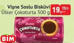 ÜLKER ÇOKOTURTA VİŞNE SOSLU BİSKÜVİ